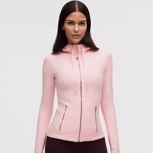 Lululemon Athletica Light Pink Hooded Defined Jacket